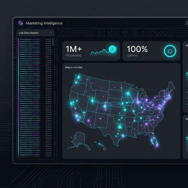 Custom Python Automation Dashboard for Marketing Intelligence